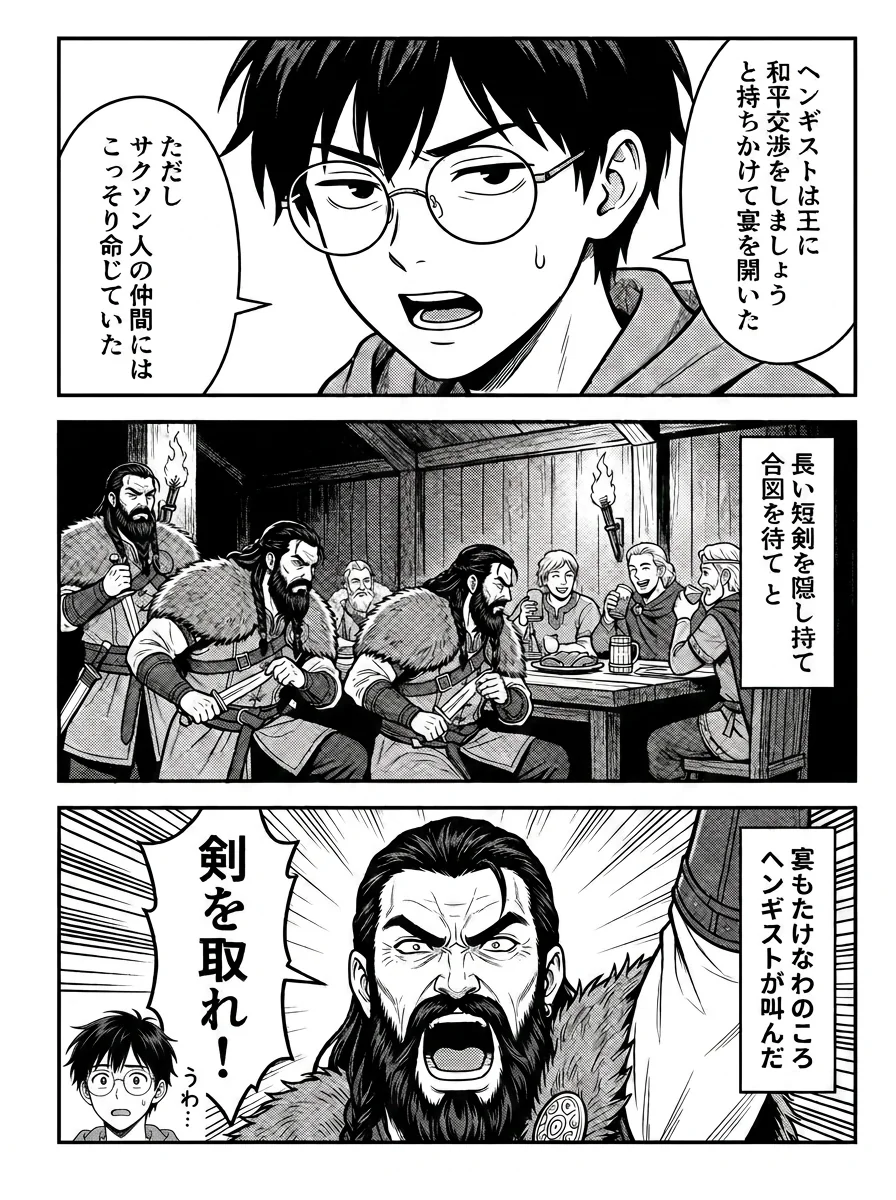 漫画「傭兵兄弟ヘンギストとホルサ」9ページ目