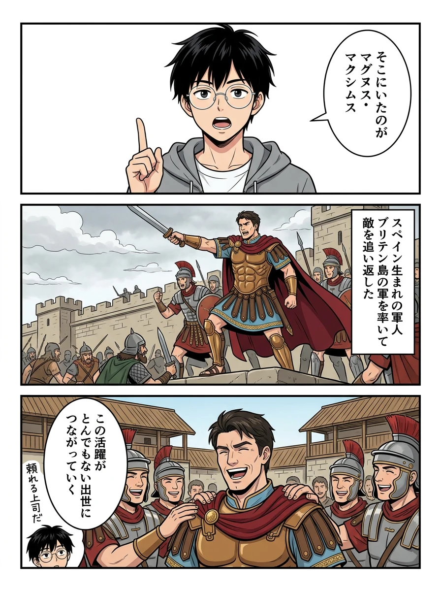 漫画「皇帝の座を奪った男は、なぜ英雄に?」3ページ目