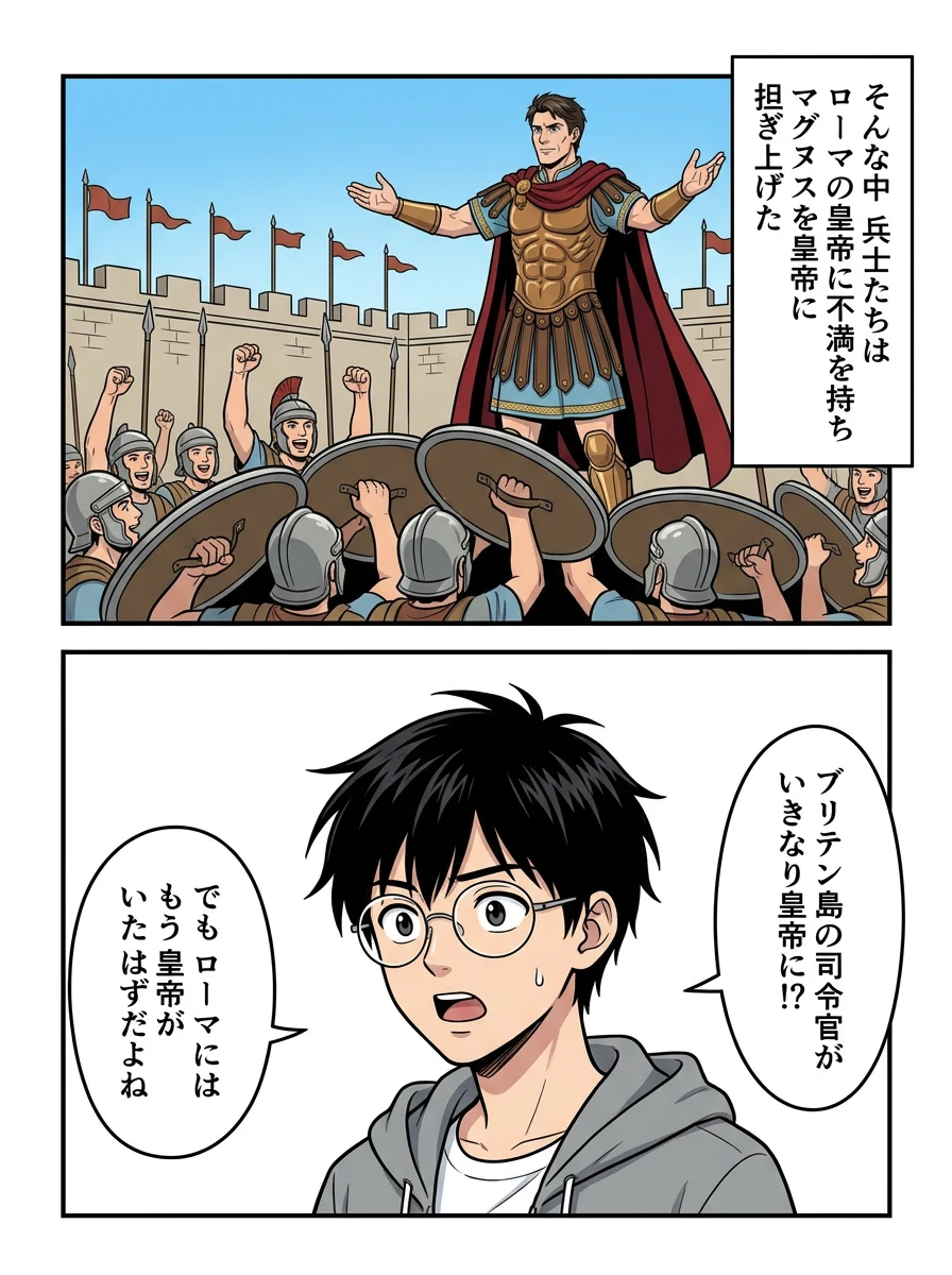 漫画「皇帝の座を奪った男は、なぜ英雄に?」4ページ目