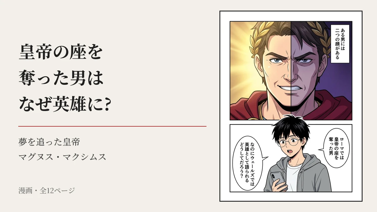 漫画「皇帝の座を奪った男は、なぜ英雄に?」の表紙