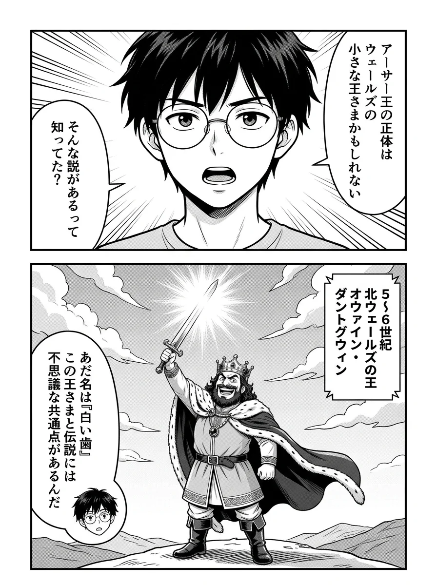 漫画「「白い歯の王」オウァイン」1ページ目