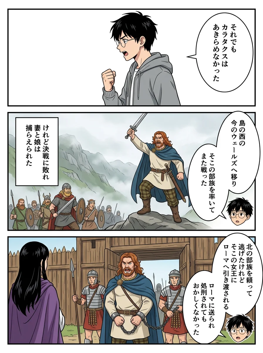 漫画「ローマに負けたブリタニアは、なぜしたたかに生き抜けた?」4ページ目