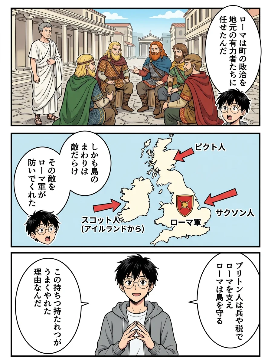 漫画「ローマに負けたブリタニアは、なぜしたたかに生き抜けた?」8ページ目