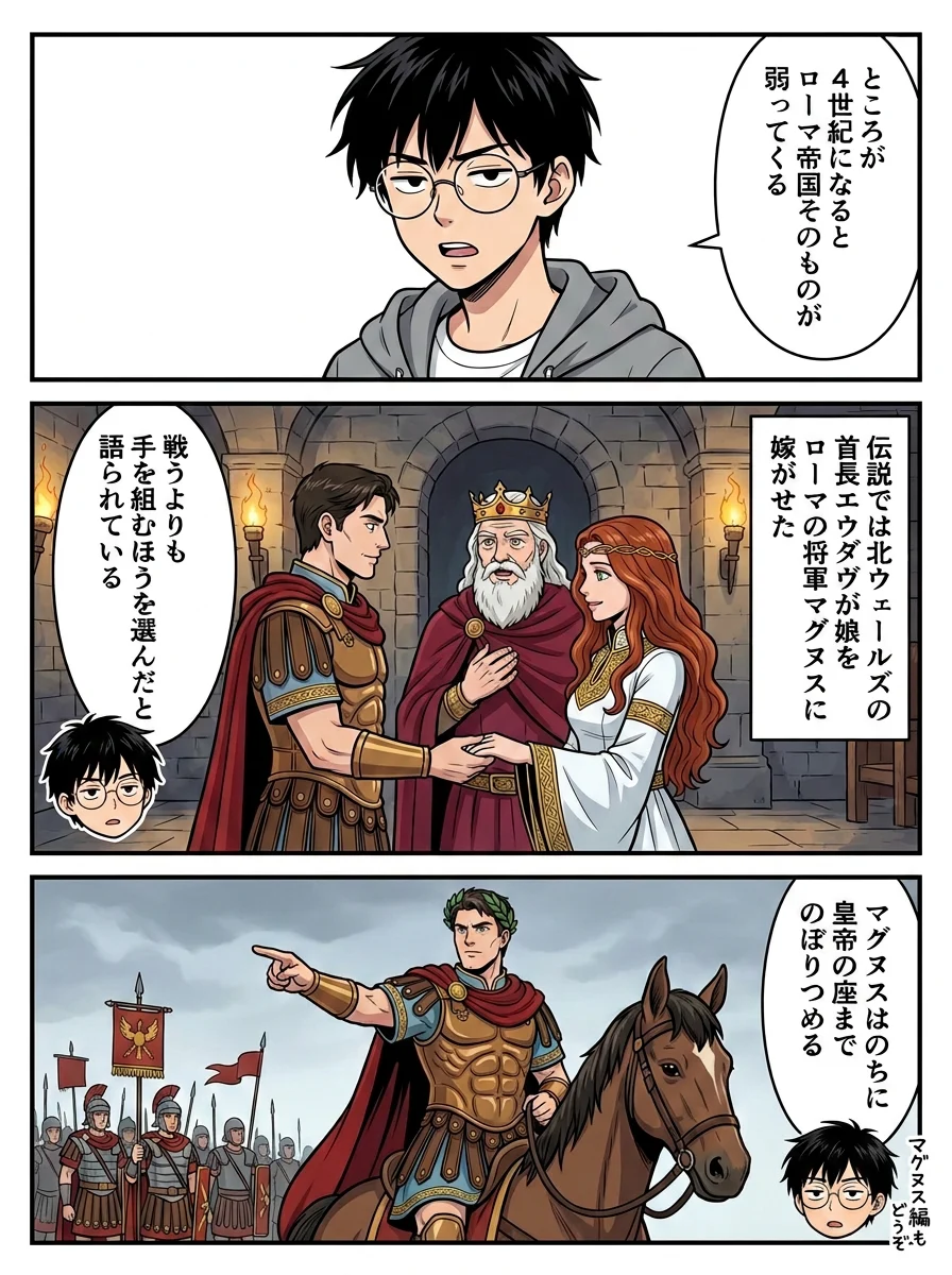 漫画「ローマに負けたブリタニアは、なぜしたたかに生き抜けた?」10ページ目