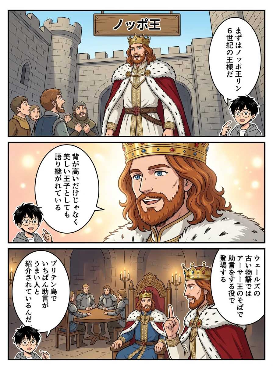 漫画「中世ウェールズの王様は、なぜみんなあだ名持ち?」6ページ目