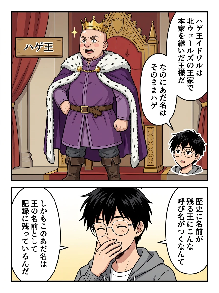 漫画「中世ウェールズの王様は、なぜみんなあだ名持ち?」9ページ目